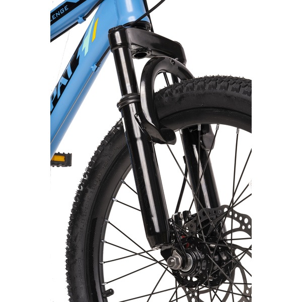 Bicicleta copii MTB CARPAT C2012A, roata 20", 7 viteze, frana fata disc, frana spate V-brake, albastru