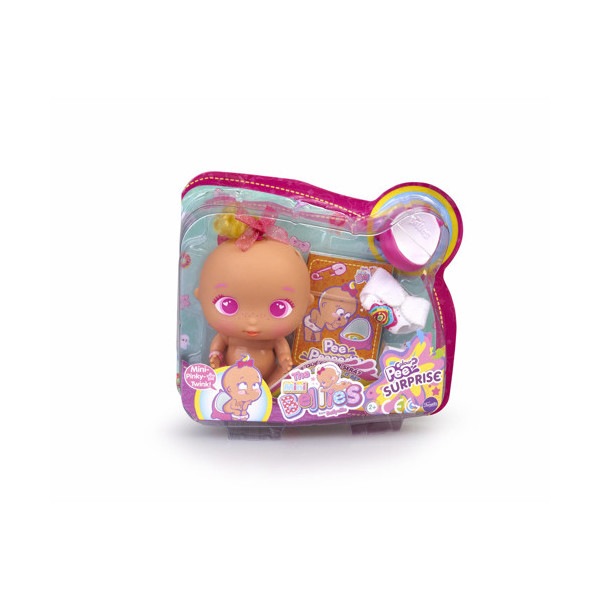 Bebelus The Mini Bellies Famosa Mini Pinky Twink Fetita Cu Par Galben