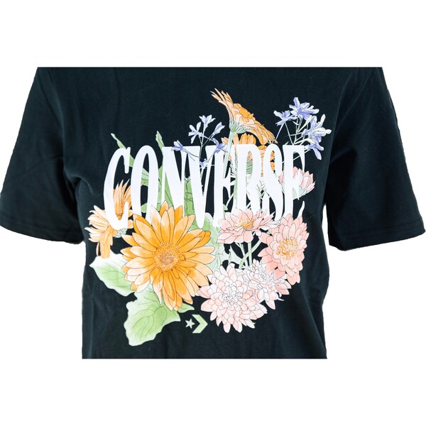 Tricou femei Converse Desert Floral, Negru, XL