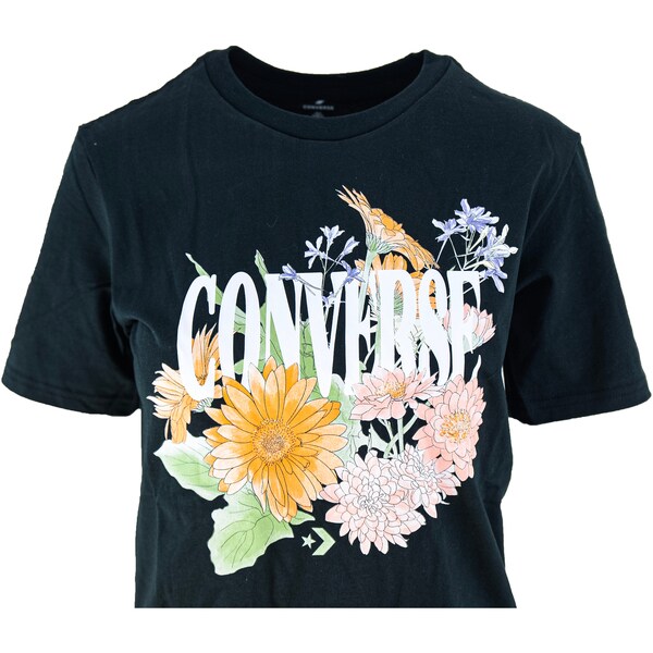 Tricou femei Converse Desert Floral, Negru, XL