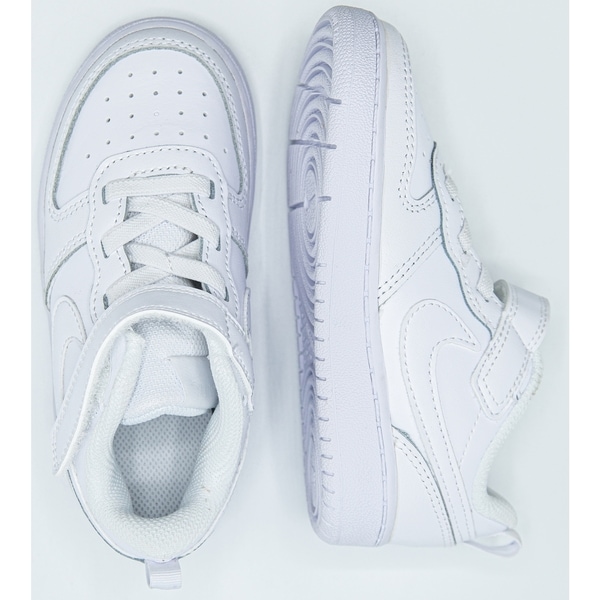Pantofi sport copii Nike Court Borough Low 2 Alb 19.5