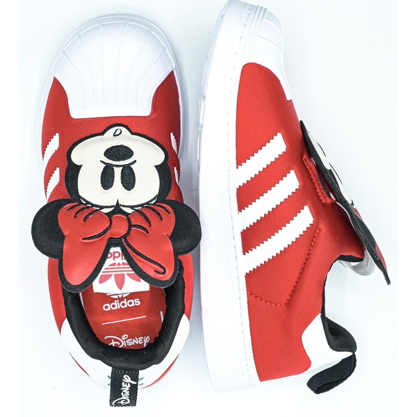 Pantofi sport copii adidas Disney Superstar 360 C, Rosu, 33.5