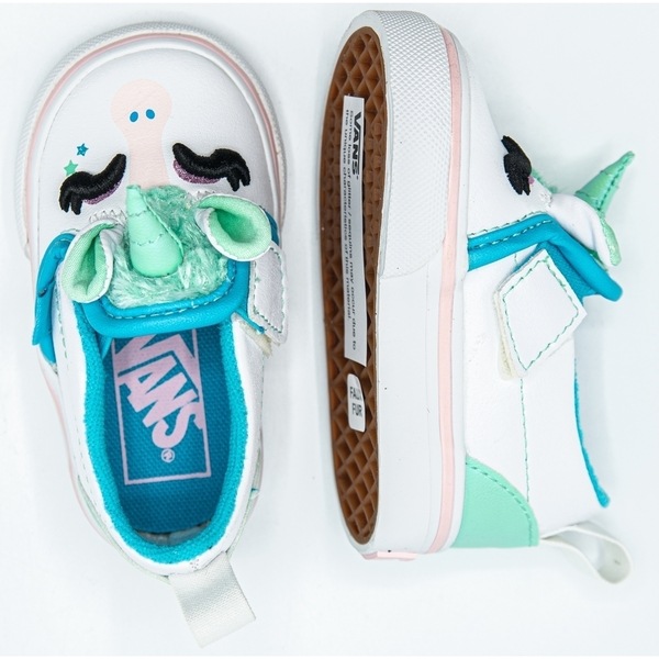 Tenisi copii Vans TD Slip-On V Unicorn, Alb, 18
