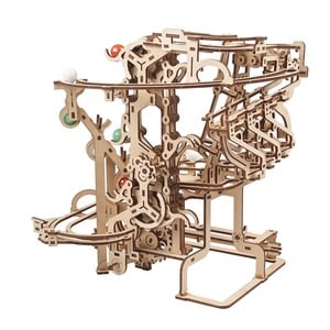 Puzzle 3D din lemn UGears Marble Run Chain 400 piese