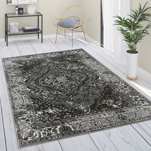Covor de design, model 70248, 60x100, Negru