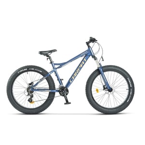 Bicicleta MTB-Fat Bike CARPAT Haercules C26278H, Schimbator spate Shimano Altus, 16 Viteze, Roti 26 Inch, Frane Hidraulice Disc, Albastru/Crem
