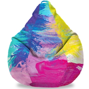 Fotoliu puf FormTex Bean Bag Pastel XL, multicolor