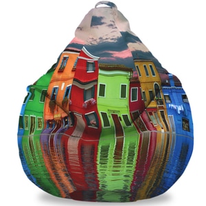 Fotoliu Puf FormTex Bean Bag Casute Colorate, XL, multicolor