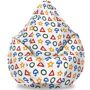 Fotoliu Puf FormTex Bean Bag SG, XL, multicolor