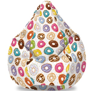 Fotoliu Puf FormTex Bean Bag Donuts, XL, multicolor