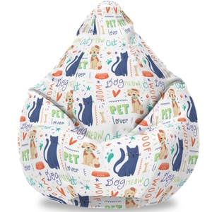 Fotoliu Puf FormTex Bean Bag Pets, XL, multicolor