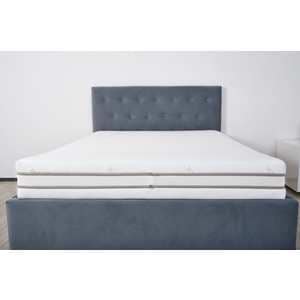 Saltea spuma memorie Somnart Memory Tencel, 90 x 200, 7 zone, strat 4 cm memorie, aerisiere 3D AirMesh, husa detasabila si lavabila, inaltime 26 cm