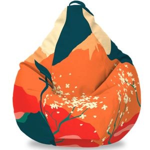 Fotoliu tip para Puf FormTex Bean Bag Japonez, XL, multicolor
