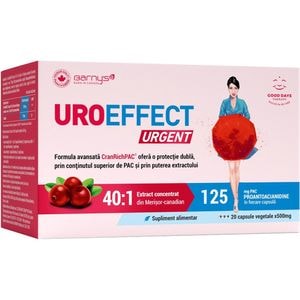 Supliment alimentar UROeffect Urgent, 20 capsule, GOOD DAYS THERAPY
