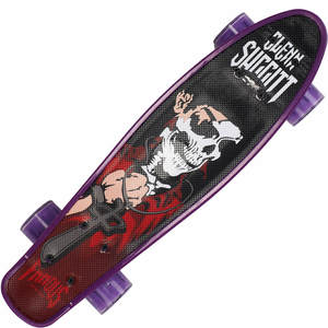 Penny Board Action One cu roti luminoase 22'', ABEC-7, PU, Aluminium truck, 90 KG Redemption