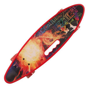 Penny board Action One Portabil ABEC-7, PU, Aluminiu, Fire, pentru copii