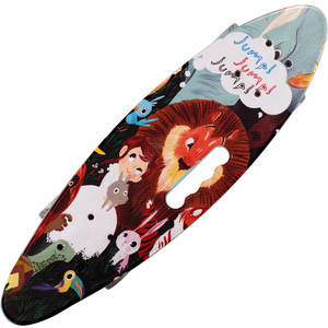 Penny board Action One Portabil, PU, ABEC-7, Aluminium truck, The Lion