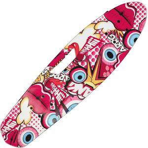 Skateboard Action One Portabil Carve & Flip, PU, ABEC-7, Aluminium truck, Pink