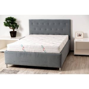 Saltea cu spuma poliuretanica Somnart HypoallergenicMed Antibacteria, 180x200, inaltime 18 cm, antibacterii, husa detasabila cu fermoar, fermitate medie