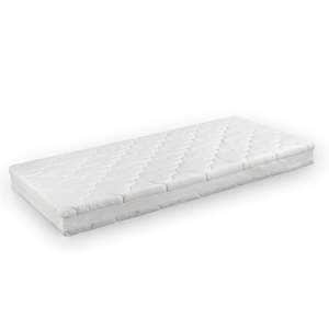 Saltea cu spuma poliuretanica Somnart Air-flow 180x200x16 cm, super-ventilata, husa 3D Bumbac Natur lavabila