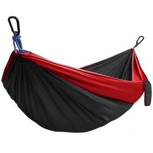 Hamac Action One din material parasuta, 270x140 cm, rosu/negru