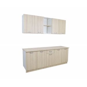 Set Bucatarie HAAUS Nisa, Ulm Deschis/Alb, L 200 cm