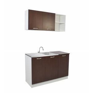 Set Bucatarie HAAUS Ara, Wenge/Alb, L 120 cm
