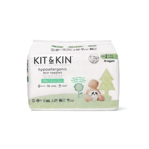 Scutece Eco Kit&Kin, Marimea 2, 38buc x 4pachete , 152 buc