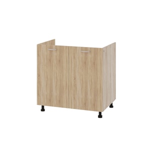 Dulap bucatarie HAAUS, PAL, 80 x 50 x 82 cm, stejar sonoma