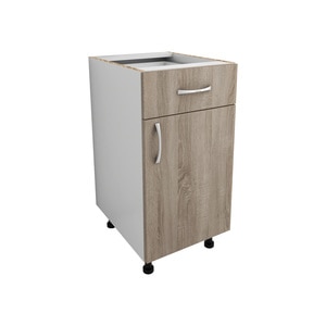 Dulap bucatarie HAAUS, PAL, 40 x 50 x 80 cm, stejar sonoma-alb