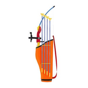 Arc cu infrarosu 76 cm, 4 sageti si tolba, King Sport
