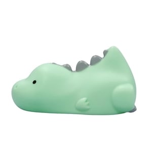 Lampa de veghe si veioza cu LED, lumina reglabila si oprire cronometrata, forma dinozaur, turcoaz, Lumilu Lazy Friends Dino, MCT 52223