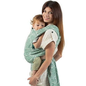 Marsupiu Ergonomic Isara cu Ajustare Concomitenta a Inaltimii si Latimii Quick Half Buckle Majestic Green Forest