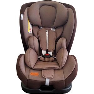 Scaun Auto Baby Care Safety  Seat, Transformabil in scoica auto, 0-18 kg, Spatar reglabil in 4 trepte, Centura de siguranta cu prindere in 5 puncte, Husa detasabila, Maron