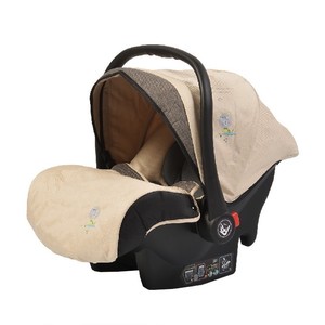 Scoica auto pentru bebelusi NOVOKIDS Stephanie PRO , Cos auto, Husa picioare demontabila, Maner reglabil, Captuseala comfortabila, Sistem de prindere in 5 puncte, Maximum 13 kilograme, Crem