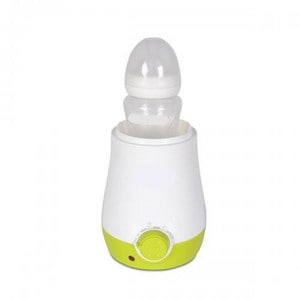 Incalzitor biberoane si mancare copii NOVOKIDS Baby Uno, Capacitate 1 biberon, Functie sterilizare suzete si obiecte mici, Putere 150W, Alb cu Verde