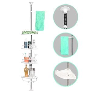 Raft telescopic pentru baie, inaltime maxima 320 cm