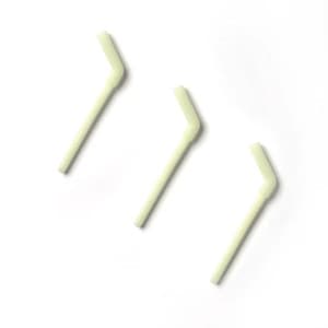 Set de 3 paie reutilizabile Miniware Key Lime, 100% din silicon alimentar, verde