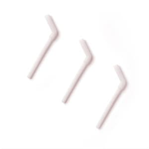 Set de 3 paie reutilizabile Miniware Cotton Candy, 100% din silicon alimentar, roz