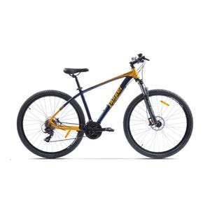 Bicicleta MTB Pegas Drumet, cadru aluminiu, marime L, 24 viteze, manete schimbator Shimano, frane disc fata/spate, roti 29 inch, Albastru Petrol
