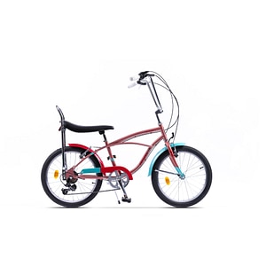 Bicicleta Pegas Strada 2, 26 inch, cadru aluminiu, maro/verde