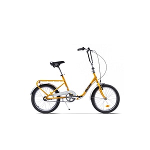 Bicicleta Pegas Practic Retro 20 inch, Otel, 3S Galben