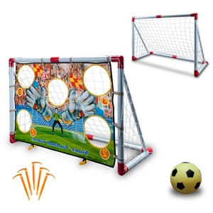 Joc de fotbal pentru copii cu poarta si minge, 115x76x48