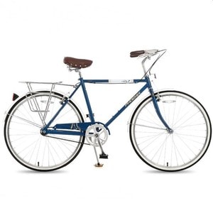 Bicicleta de oras 26 inch, PHOENIX, cadru otel, portbagaj, jante aluminiu, cric, vintage, albastru