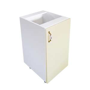 Corp inferior bucatarie Zebra, MDF, 40 x 48.1 x 82 cm, alb