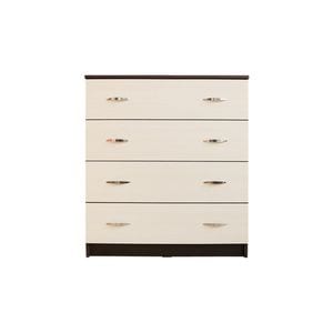 Comoda dormitor Mario, PAL, 80.4 x 48.3 x 94.4 cm, wenge-crem