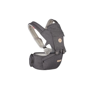 Marsupiu ergonomic 6 in 1 Colibro Honey cu scaun detasabil, Gri inchis