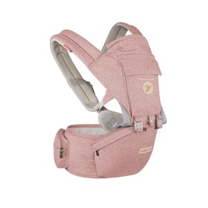 Marsupiu ergonomic 6 in 1 Colibro Honey cu scaun detasabil Sweet Pink, Roz