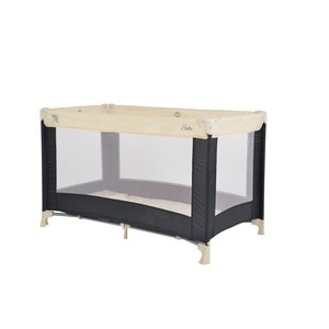 Patut pliabil cu un singur nivel de inaltime Moni Solo 120x60 cm, Bej Latte