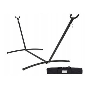 Cadru pentru hamac, metal, 260x107x100 cm, maxim 150 de kg, 6 nivele de inaltime